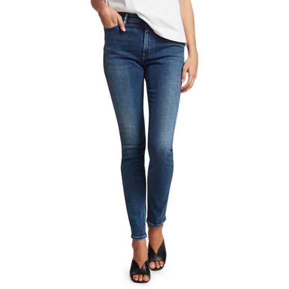 ACNE Studios Faded High-Rise Slim Leg Jeans | Size 28 (4-6) - Picture 1 of 6